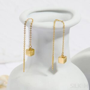 14K Gold Plated Sterling Silver Ear wire Earrings Aubrey