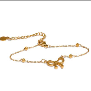 Mini bow dainty bracelet